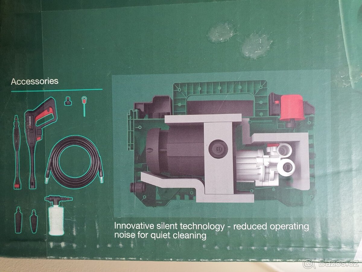 VAPKA Parkside, vysokotlaký čistič, nová - 3