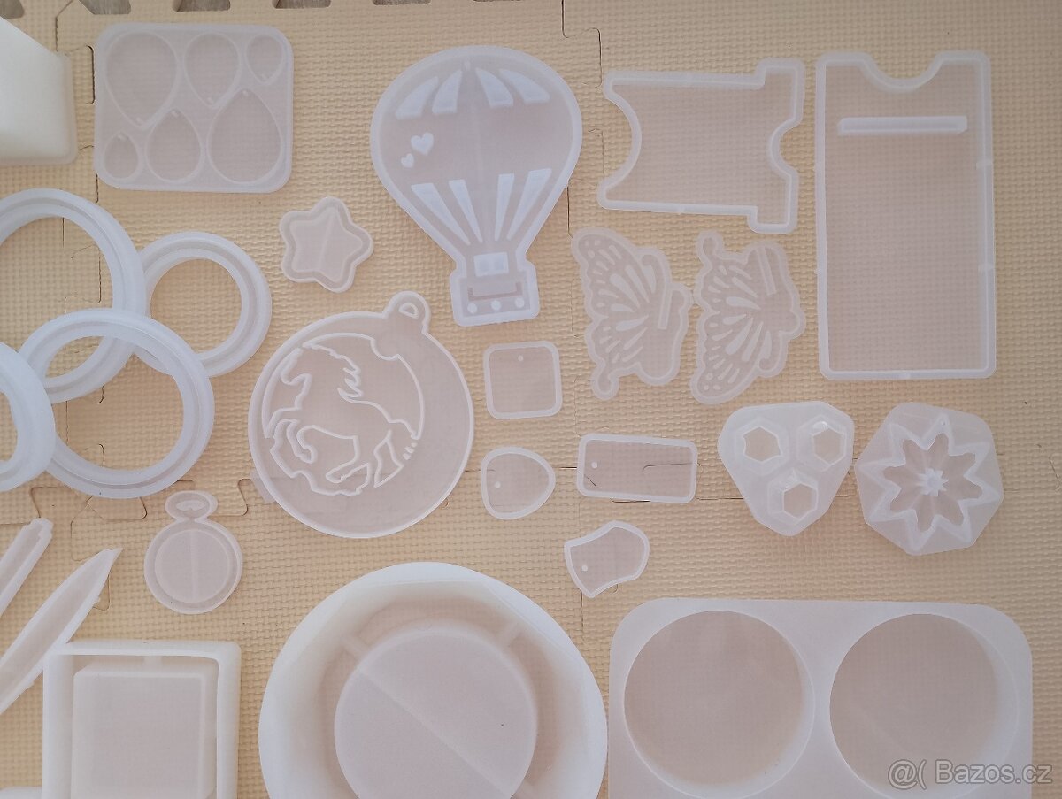 50ks silikonových forem pro pryskyřici a licí hmoty - 3
