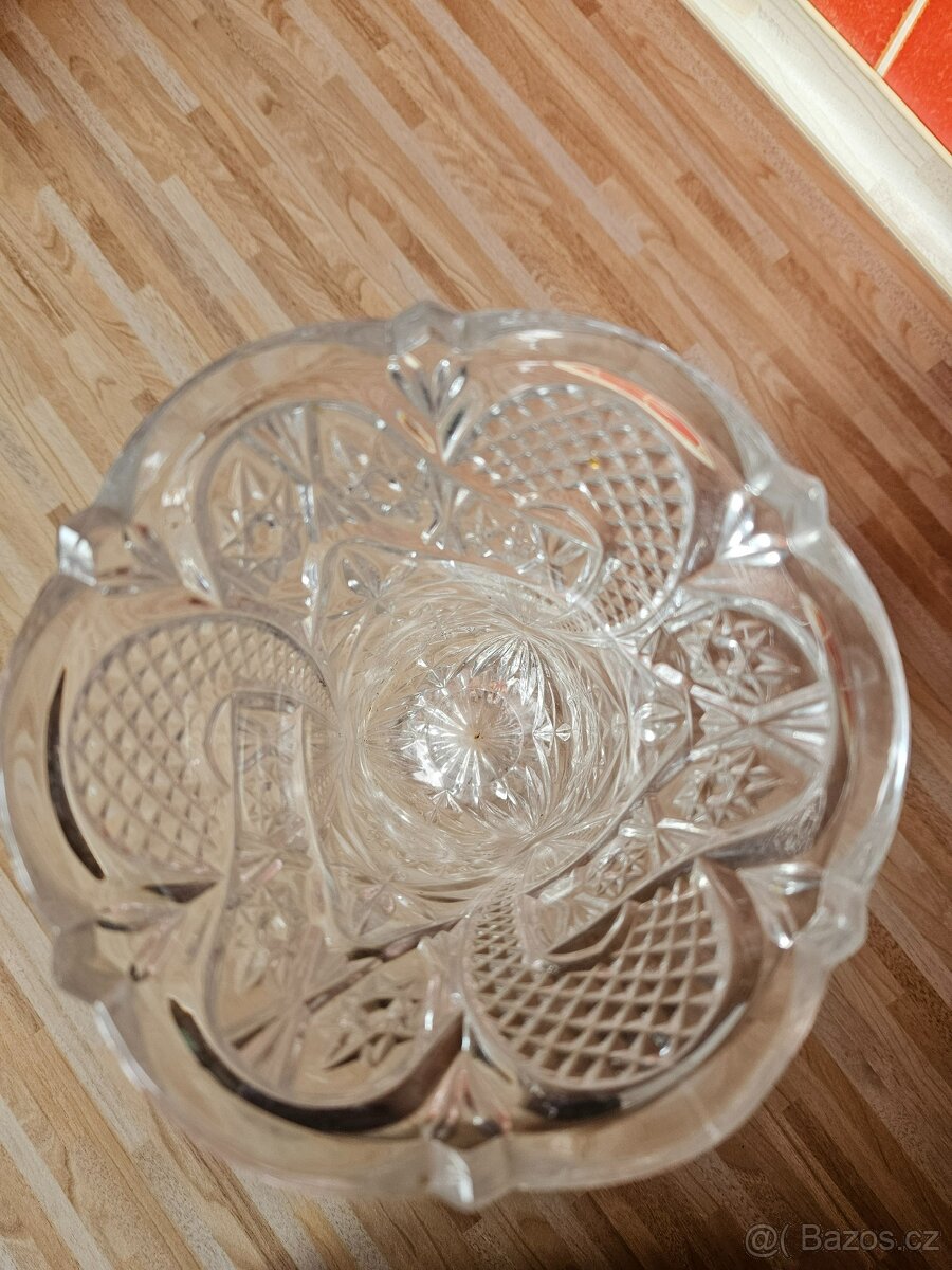 broušená váza Bohemia Crystal - 3