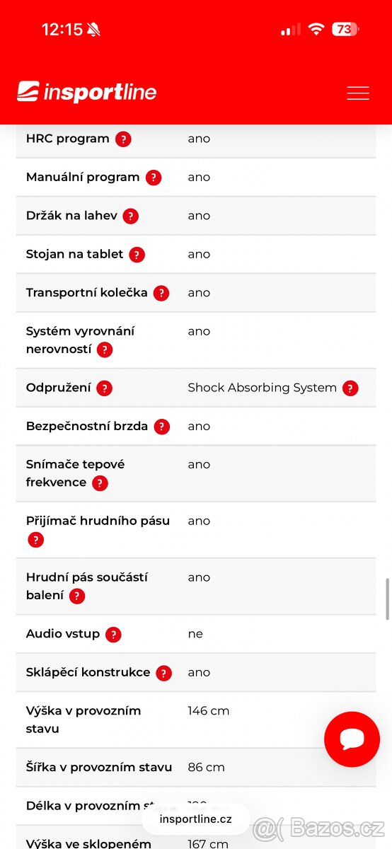 Běžecký pás inSPORTline inCondi T400i - 3