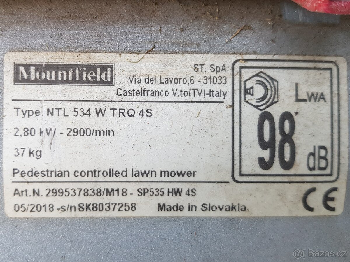 Benzínová sekačka s pojezdem - 3