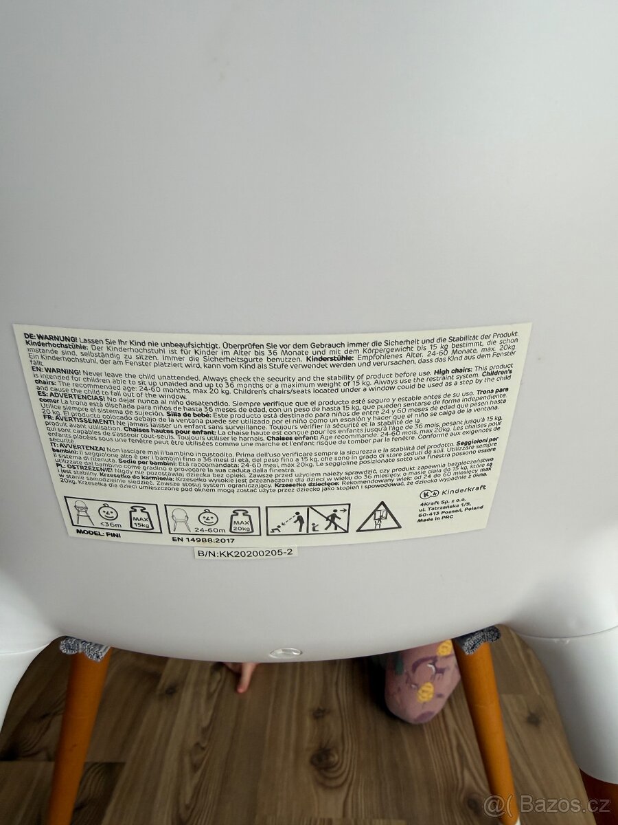 Dětská židlička Kinderkraft - 3