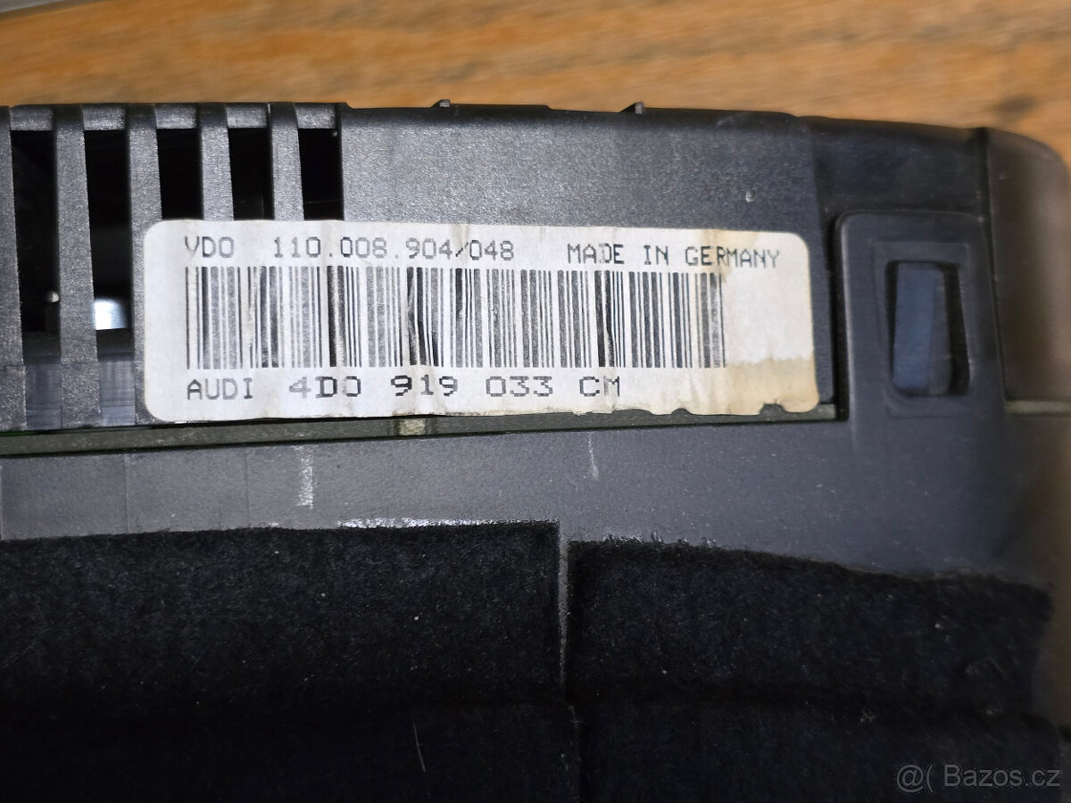 Budíky 4D0 919 033 CM přístrojový štít Audi A8 S8 - 3