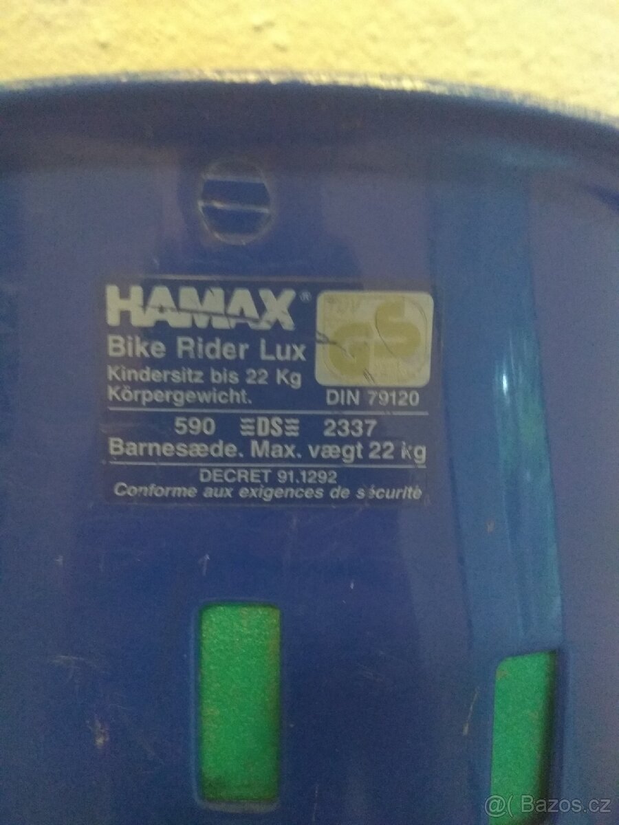 Cyklosedačka Hamax - 3