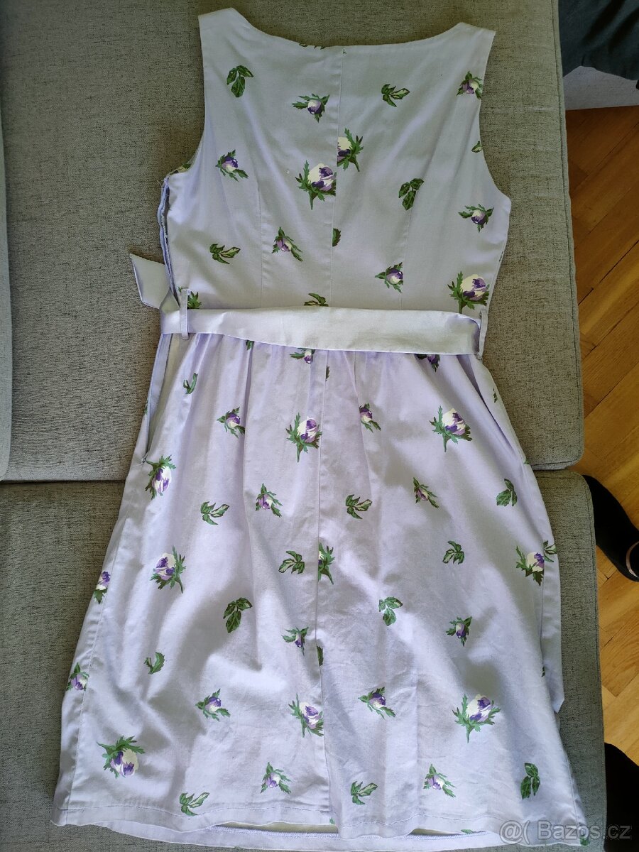 Světle fialové šaty Oodji - 3