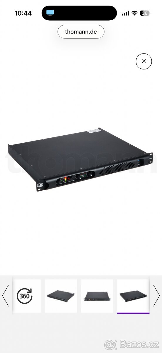 DAP-Audio Qi-4600 digitální zesilovač - 3