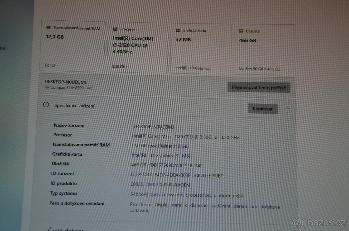 HP Compaq Elite 8300 i3/12GB/500GB - 3