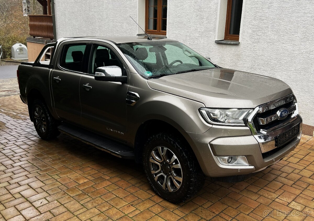 Ford Ranger LIMITED 3.2 2018 A/T RÁM + ALUROLETA - DPH - 3