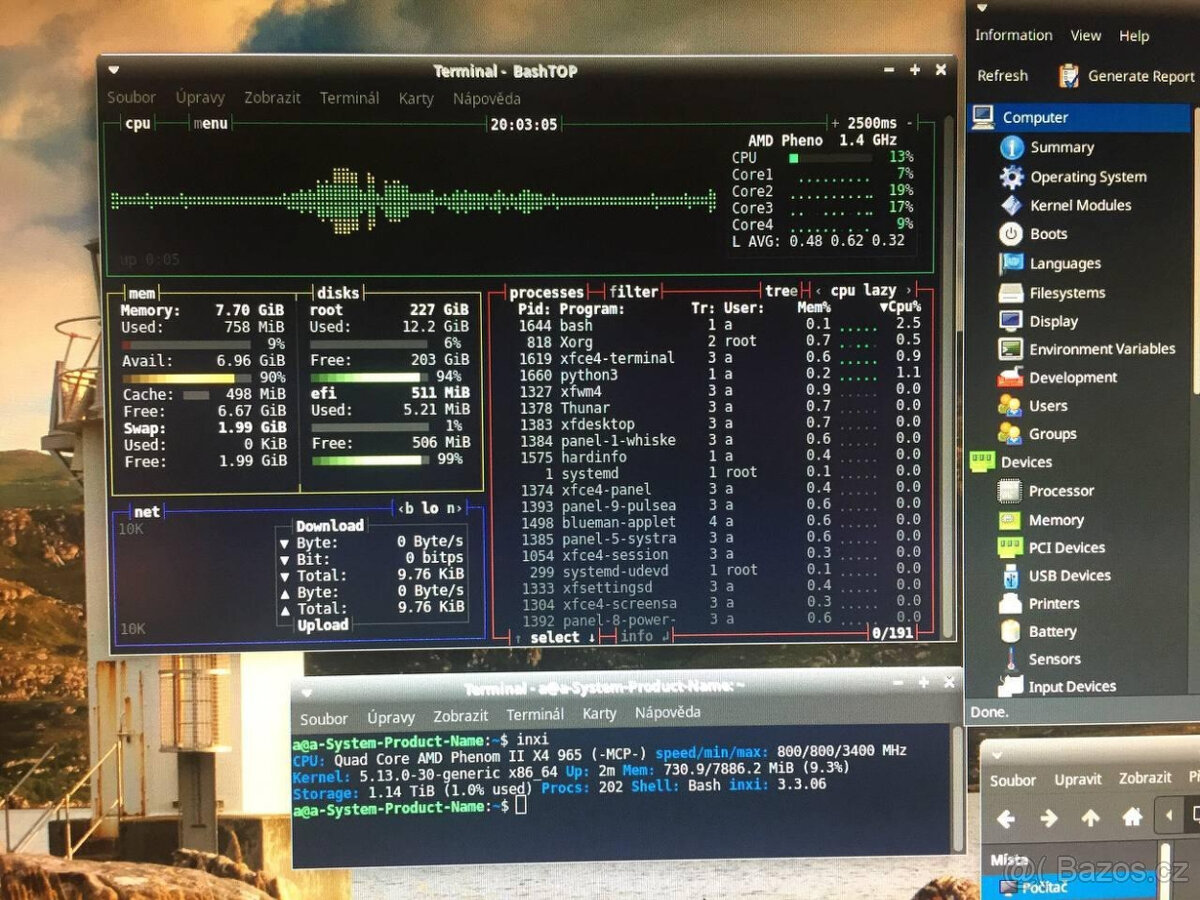 amd phenom x4965 8gb ram - 3