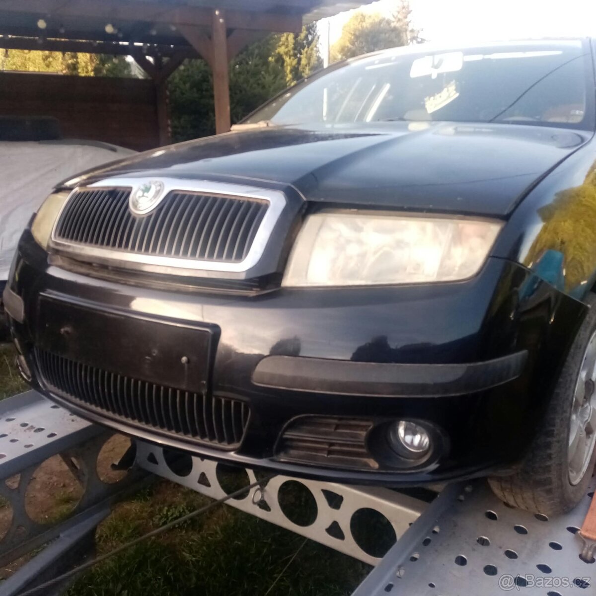 Škoda Fabia 1 - facelift přední nárazník, černá - 3