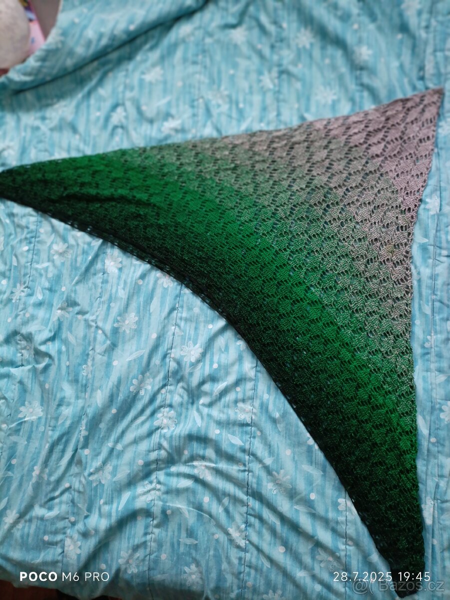 Háčkovaný šátek - 3