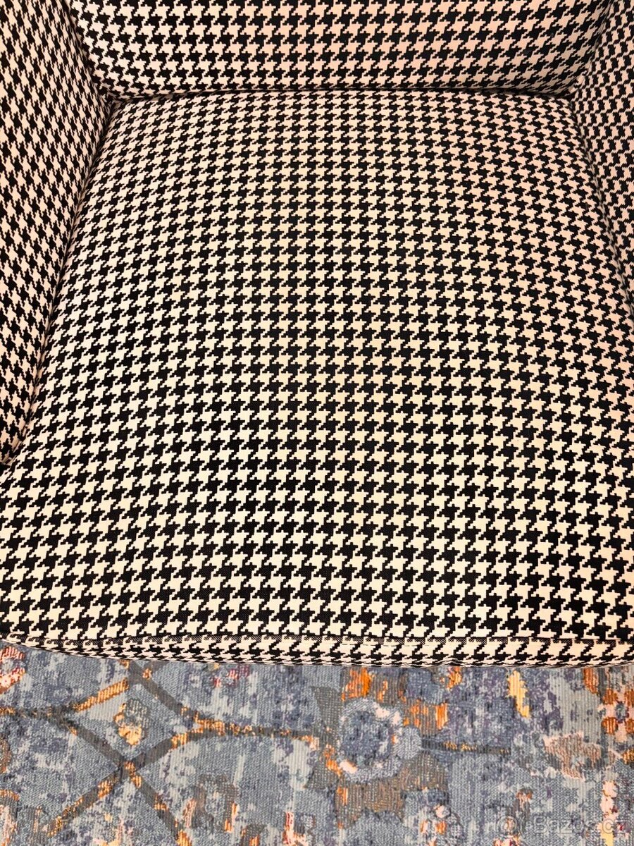 Křeslo IKEA STRANDMON – kohoutí stopa - 3