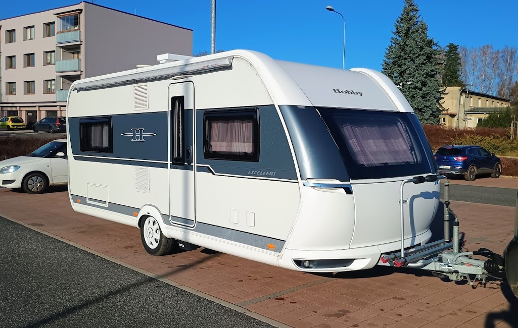 Hobby 540 FU, 1.majitel, mover, markýza, předstan, sat, DVBT - 3