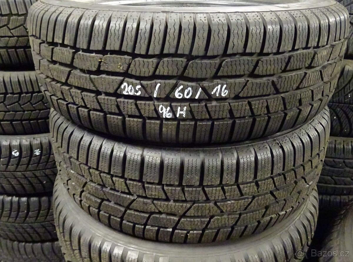 Zimní pneu Continental, 205/60/16 96H, 2 ks, 9 mm - 3