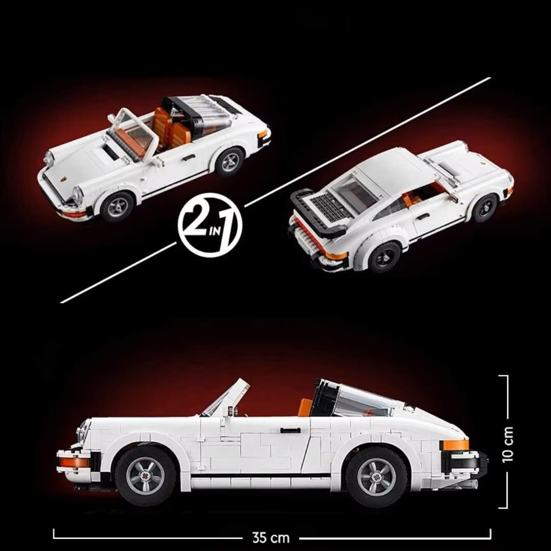Stavebnice Porsche retro kompatibilní s Lego - 3