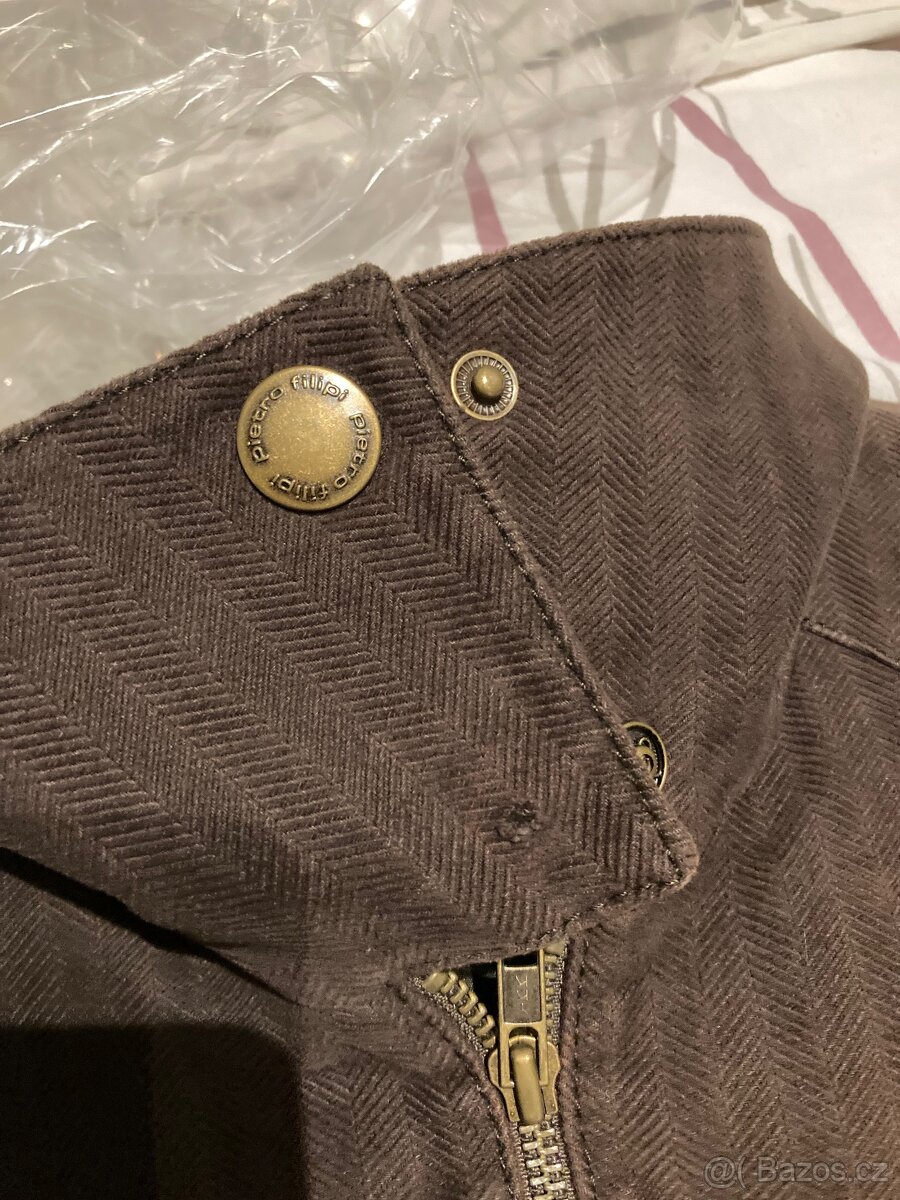 Dámský hnědý kabát - 3