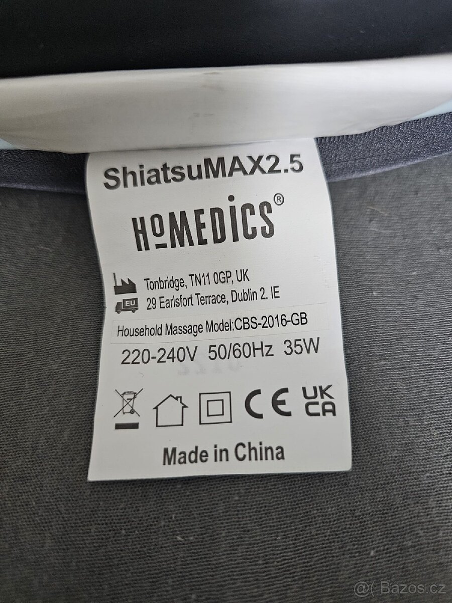 Masážní podložka Shiatsu HoMedics SHIATSU MAX 2.0 - 3