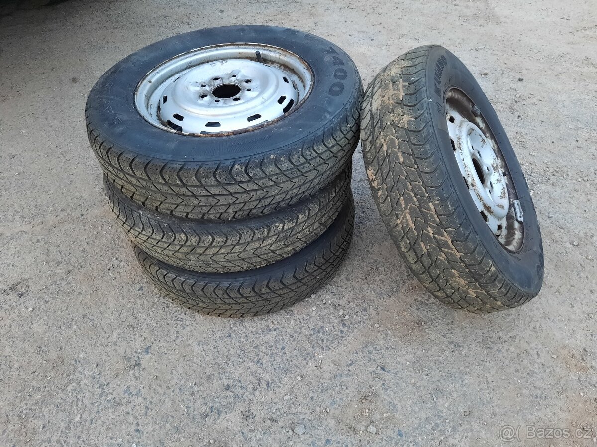 Prodám kola 155/80 R13 4x100 - 3