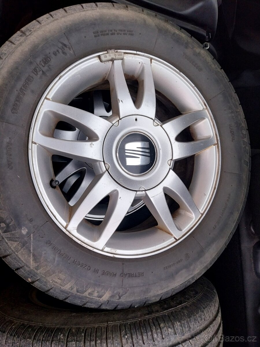 5x100 R15 195/65/15 Seat, Vw,Škoda Octavia - 3