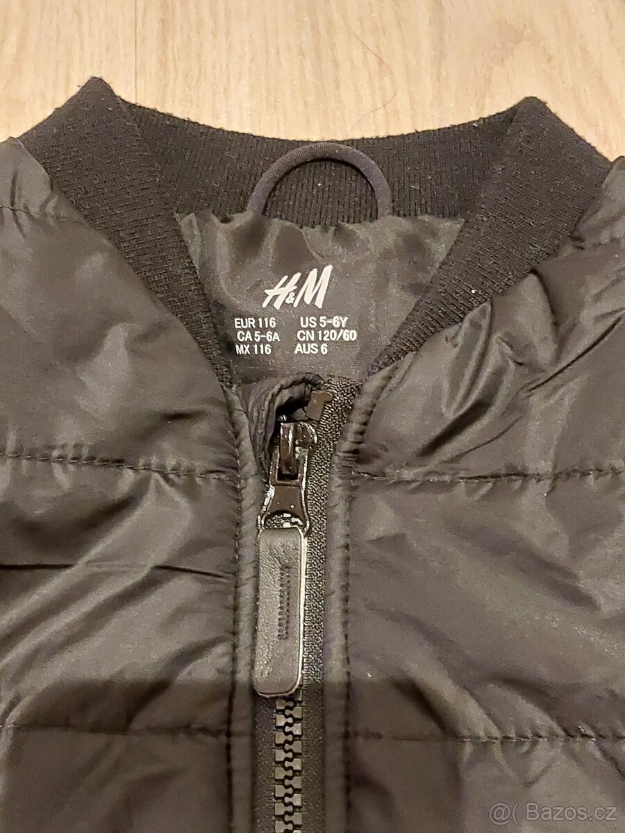 Prošívaná slabší bunda HaM vel. 116 - 3