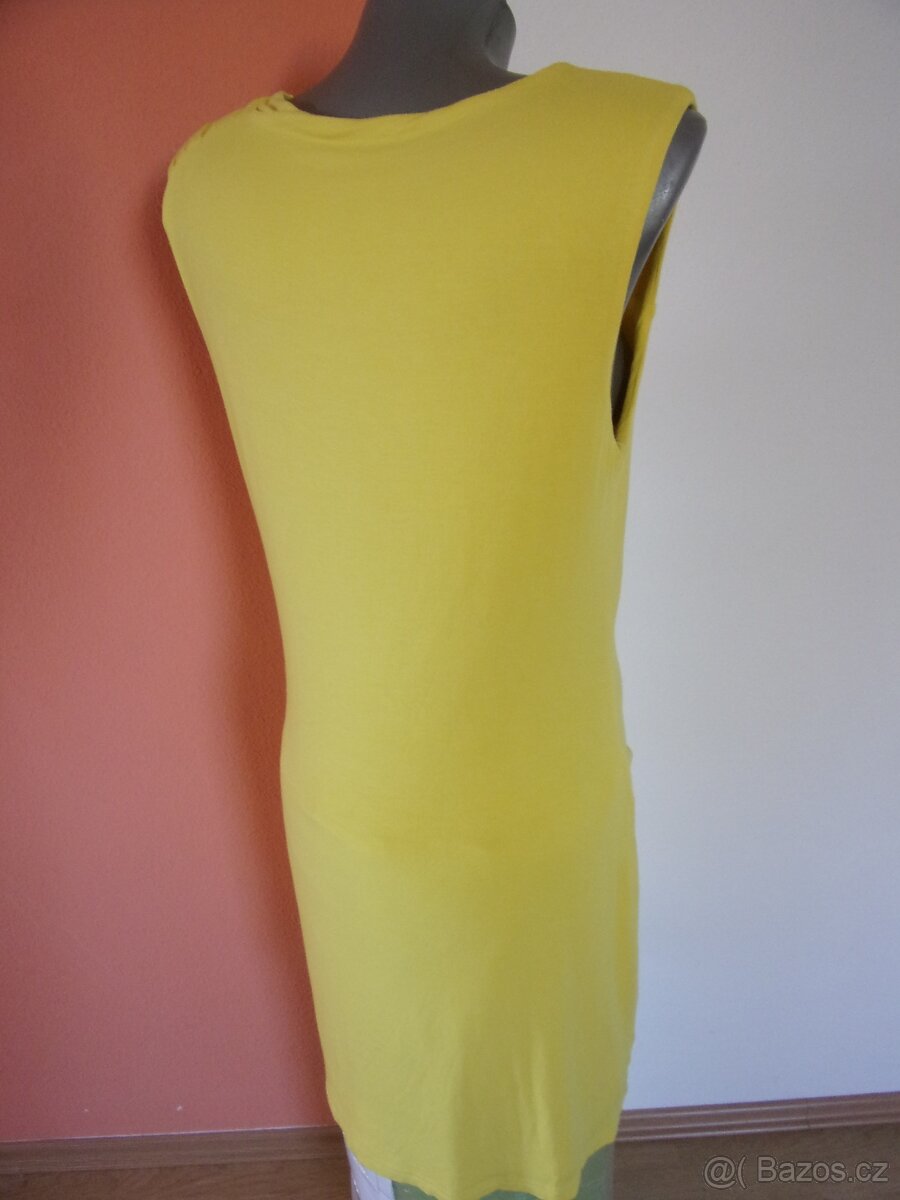 Žluté elastické šaty Calvin Klein - 3