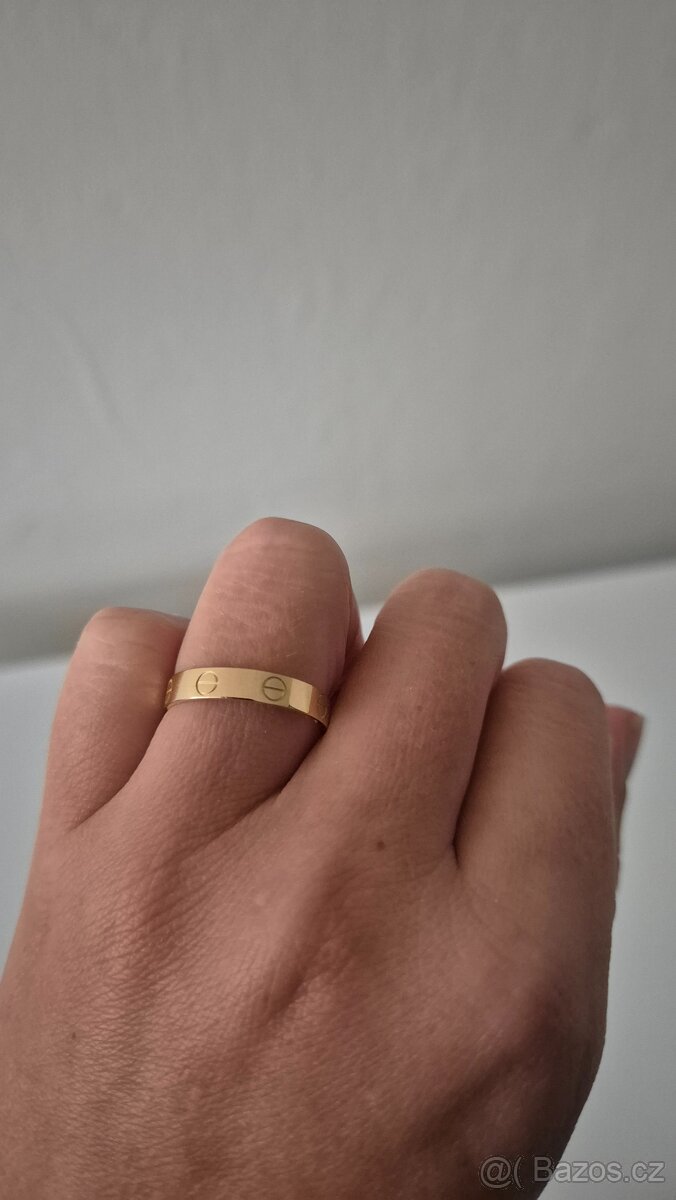 Zlatý prsten vel. 56 - 3