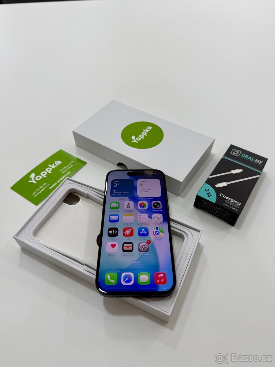 Apple iPhone 15 Pro 256GB Blue - Pěkný stav - ZÁRUKA - 3