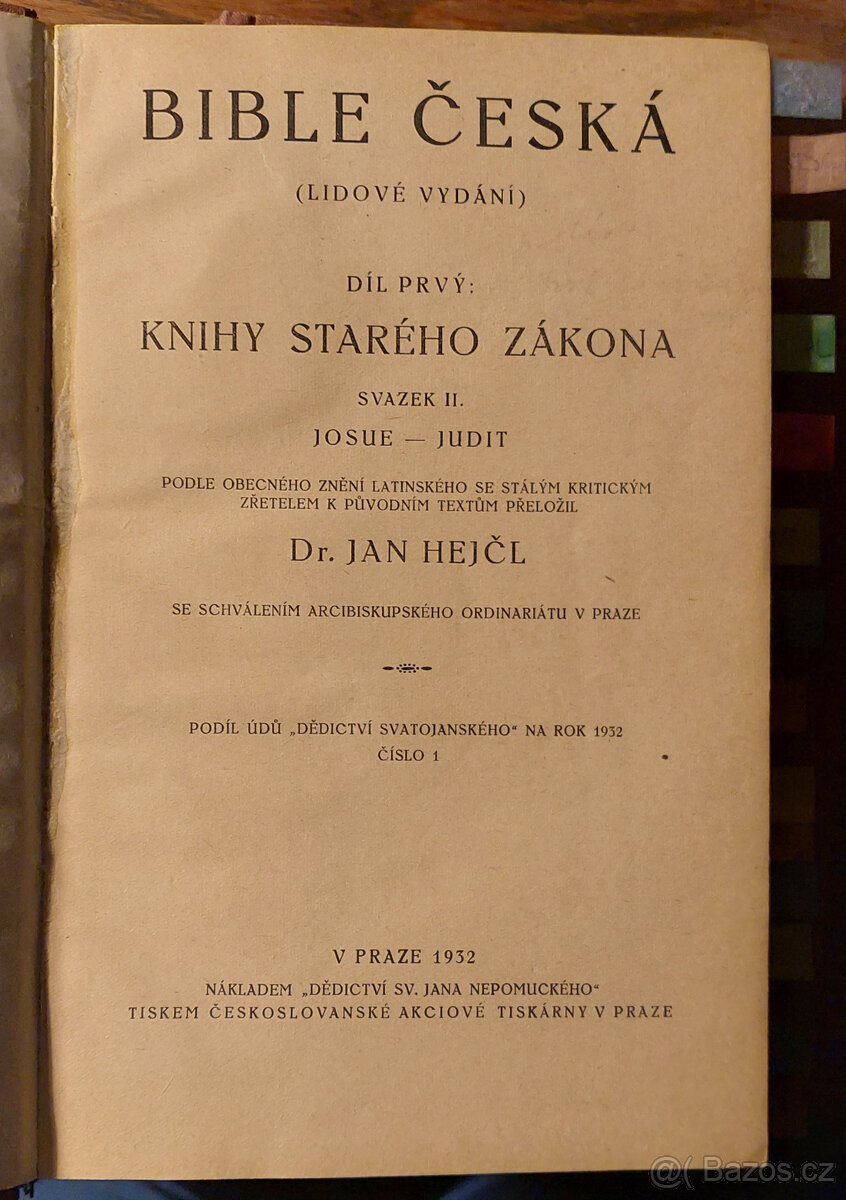Starý zákon - lidové vydání - 3