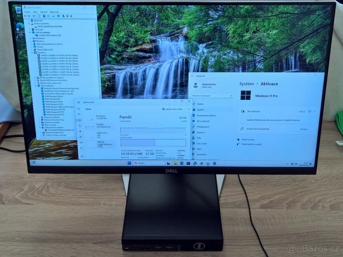 Dell Optiplex 3080 Micro + 6 měsíců záruka - 3
