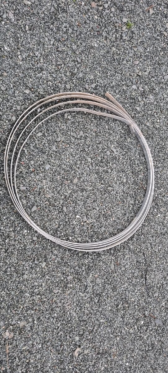 Zemnící pás FeZn + zemních drát FeZn + svorky - 3