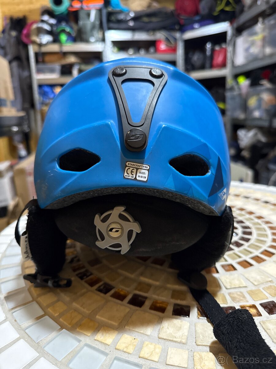 Modrá lyžařská/snowboardová helma (sportovní styl) - 3