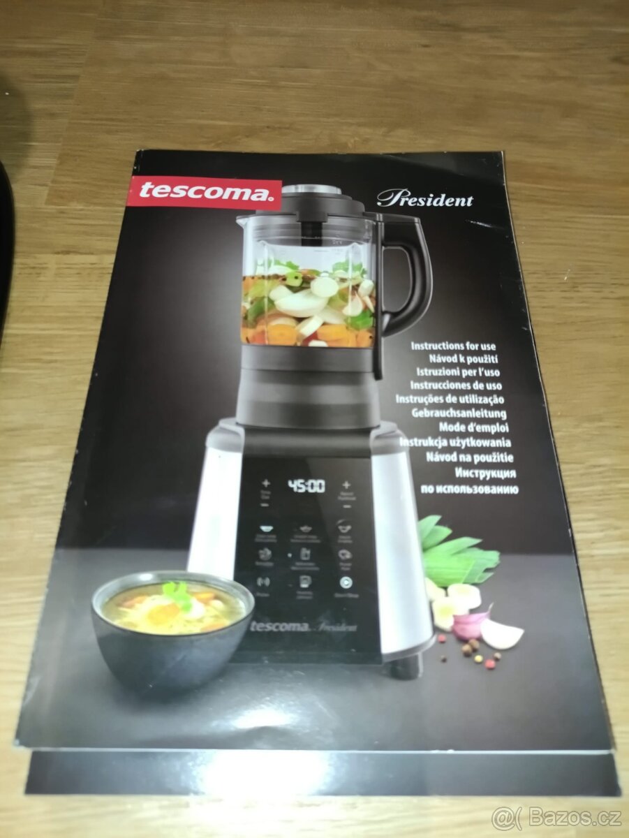 Polévkovar s mixérem PRESIDENT 1,75 l Nový - 3