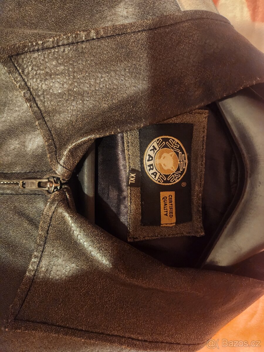 Pánská, kožená bunda KARA - 3