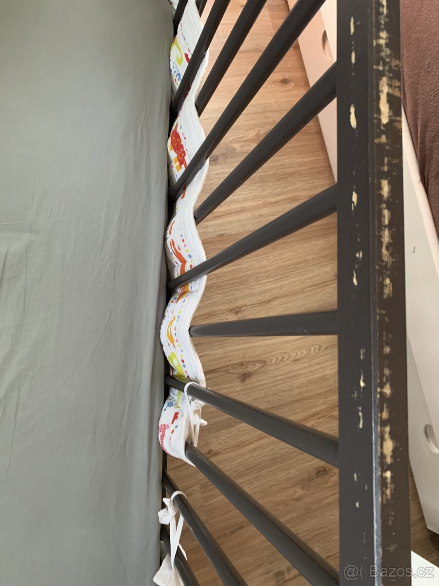 Dětská postýlka 120x60, včetně matrace - 3