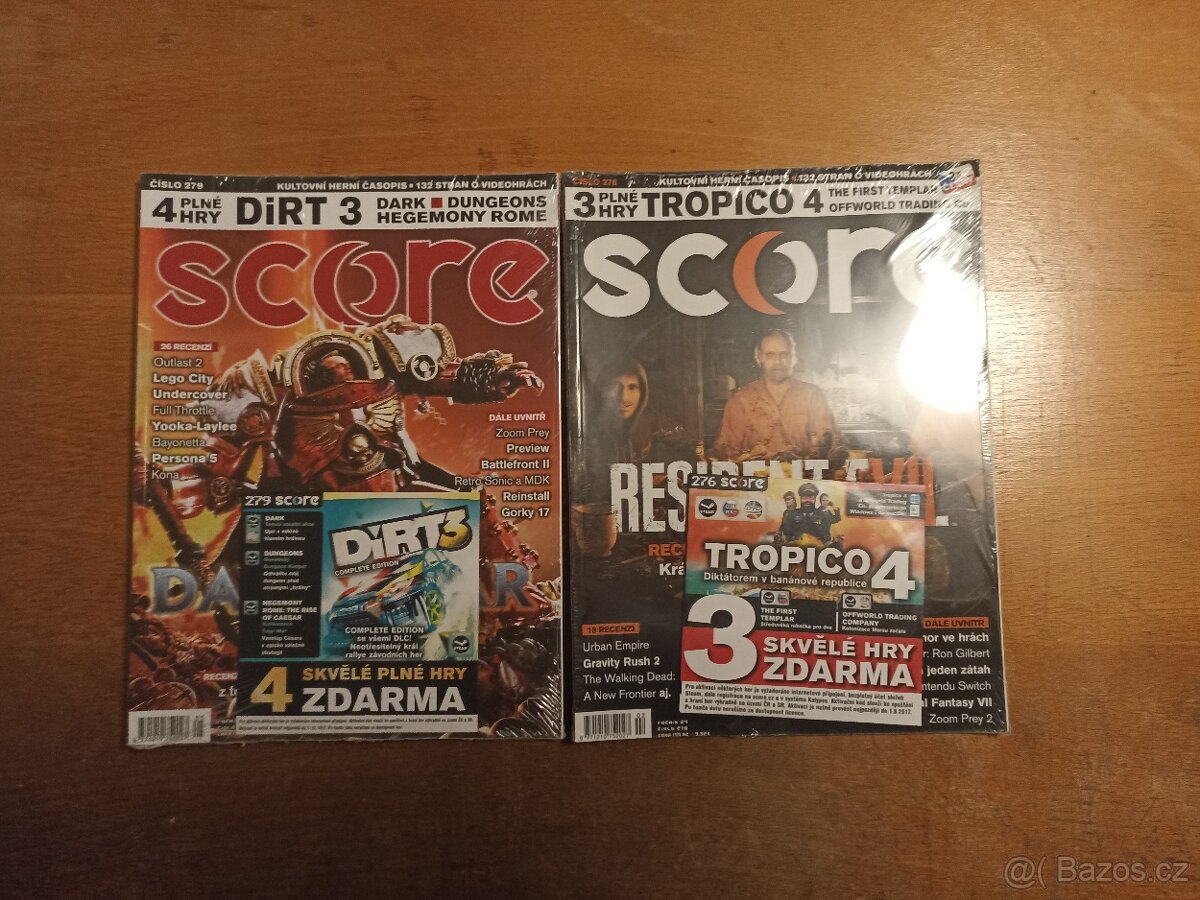Prodám sbírku časopisů Score - 3