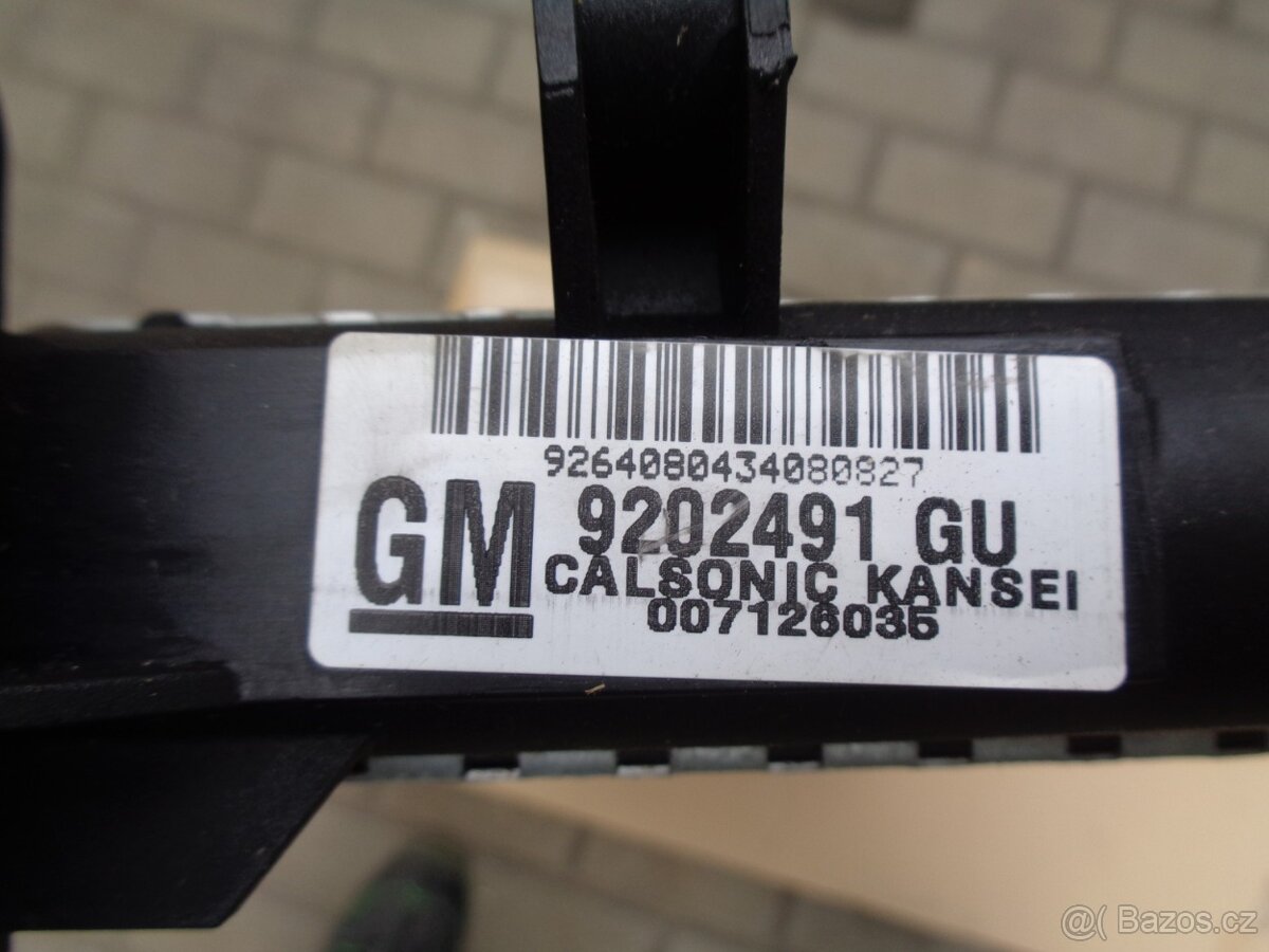 Opel astra G chladič vody GM 9202491 - 3