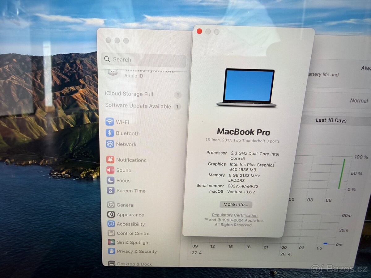 Apple macbook pro 2017 rok 128ssd a1708 - 3