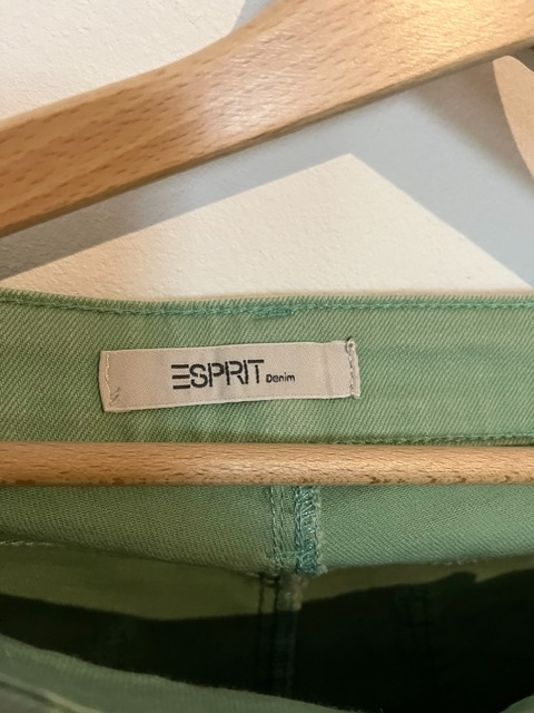 dámské zelené 3/4 Esprit džíny - 3