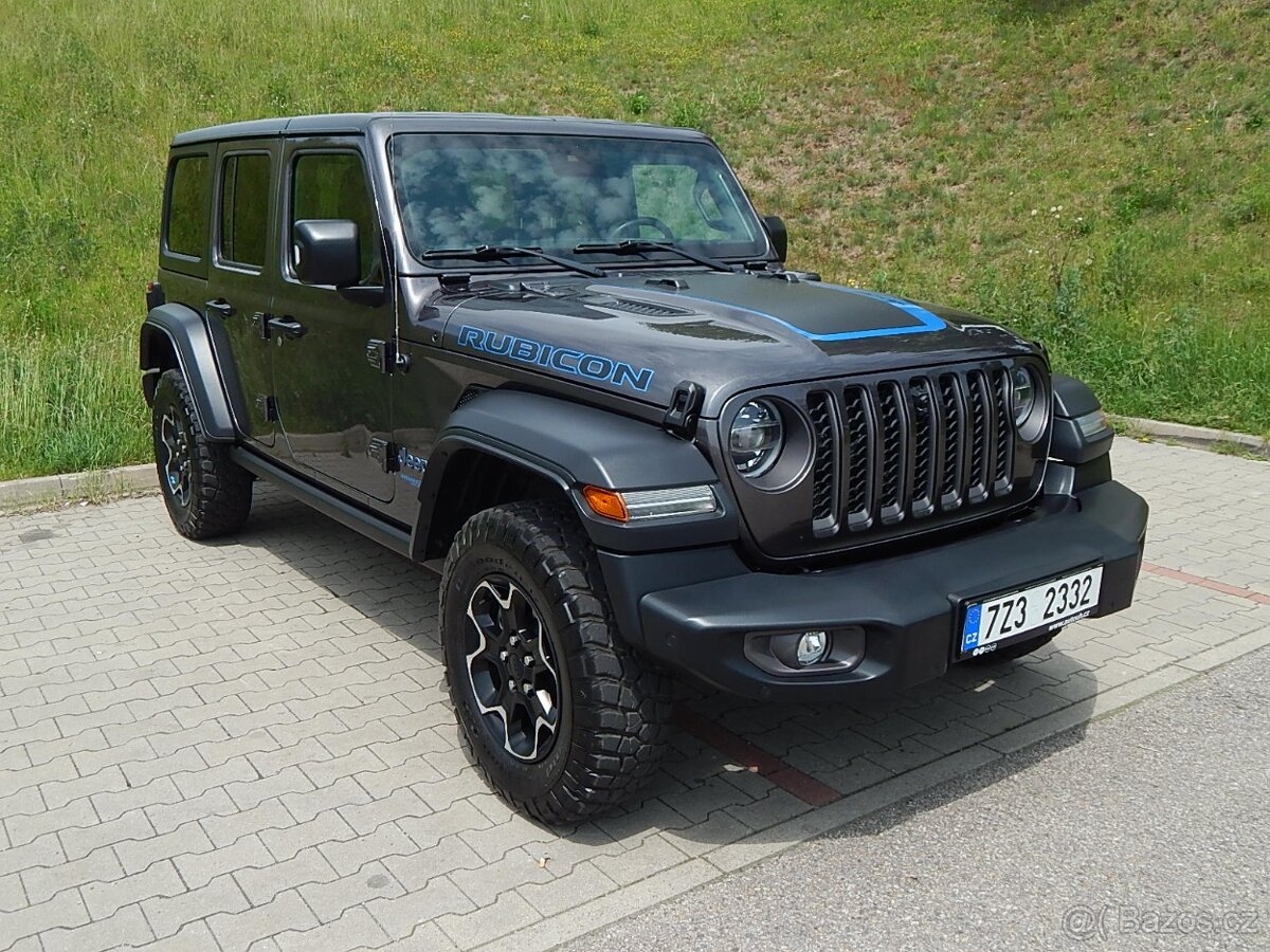 JEEP WRANGLER UNLIMITED ROK 2022-24000KM 2.0 4XE-RUBICON-DPH