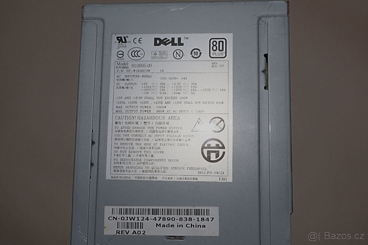 Serverový zdroj 1000W - 3