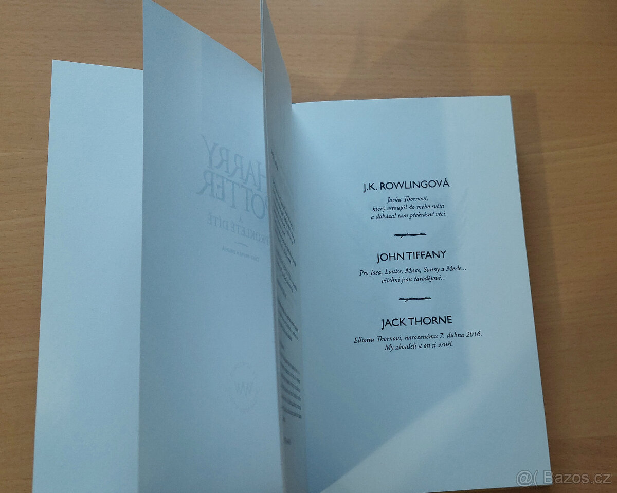 NOVÁ Harry Potter a prokleté dítě, část 1,2 - 3