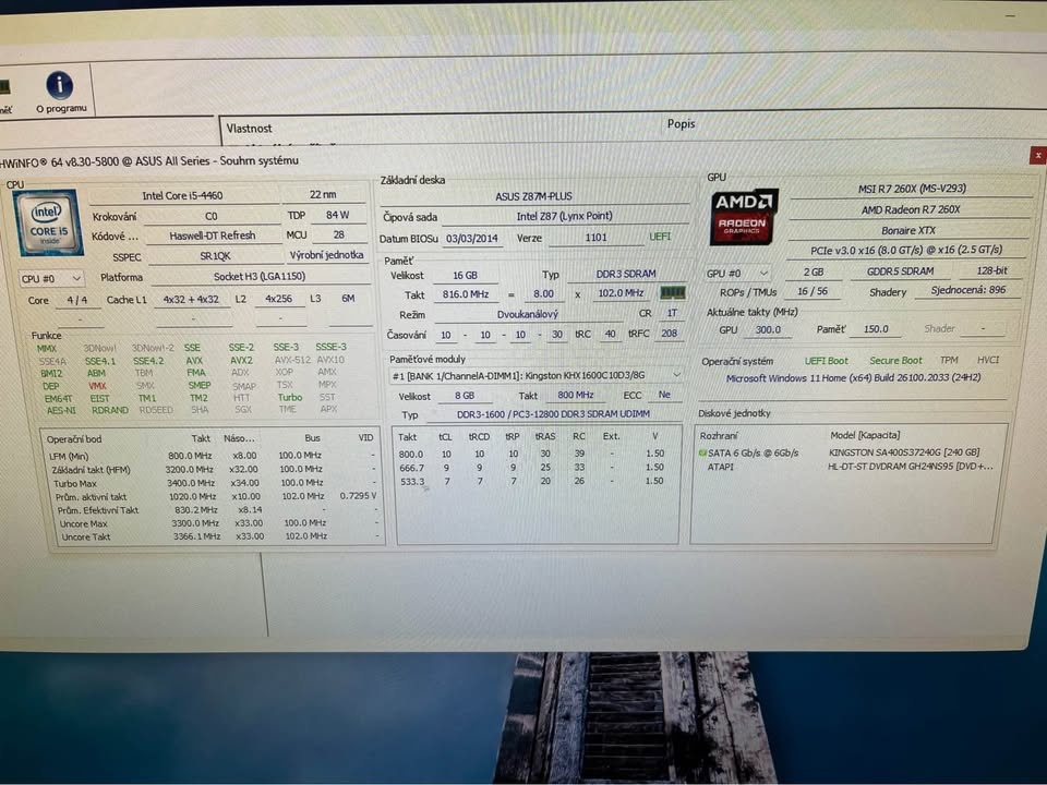 Stolní počítač i5, Radeon R7 - 3