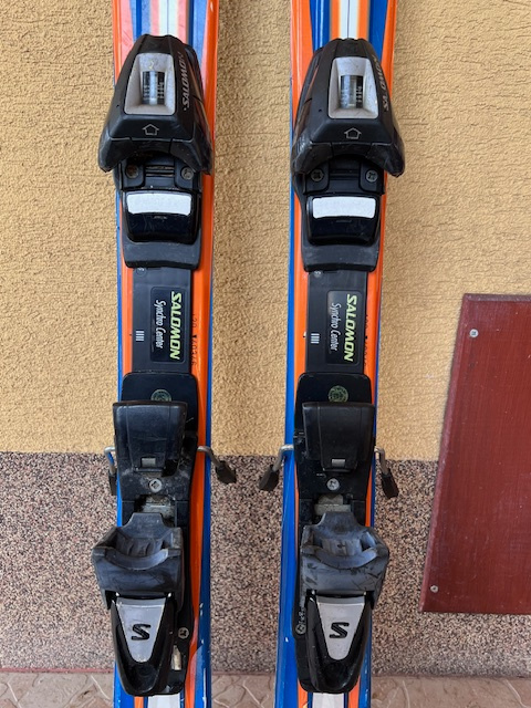 Prodám dětské lyže GASPO FUN X 120cm včetně vázání SALAMON - 3