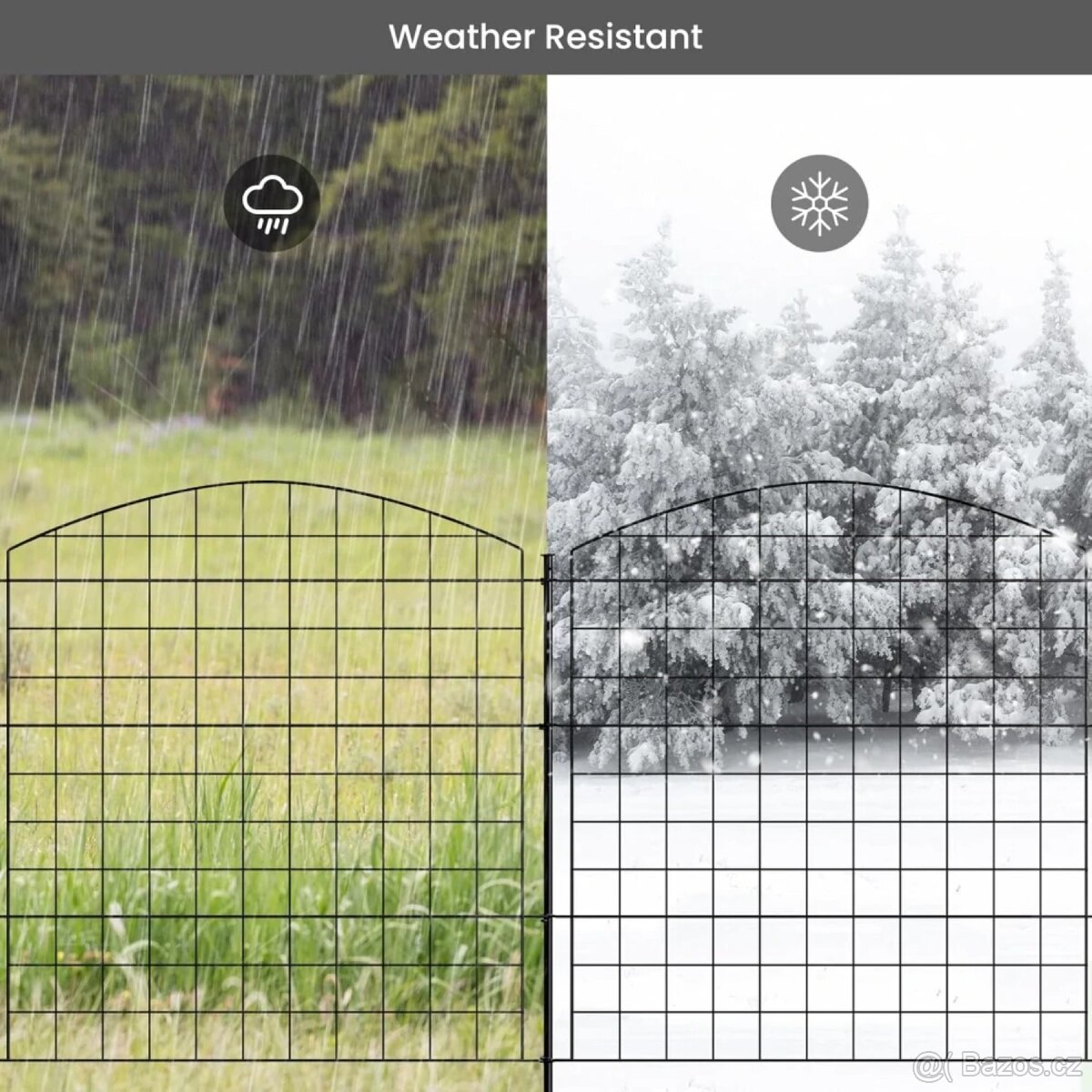 WOLTU jezírkový plot, zahradní plot - 3
