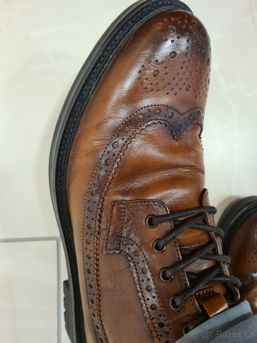 Pánské kožené zimní elegantní boty - Baťa - 3