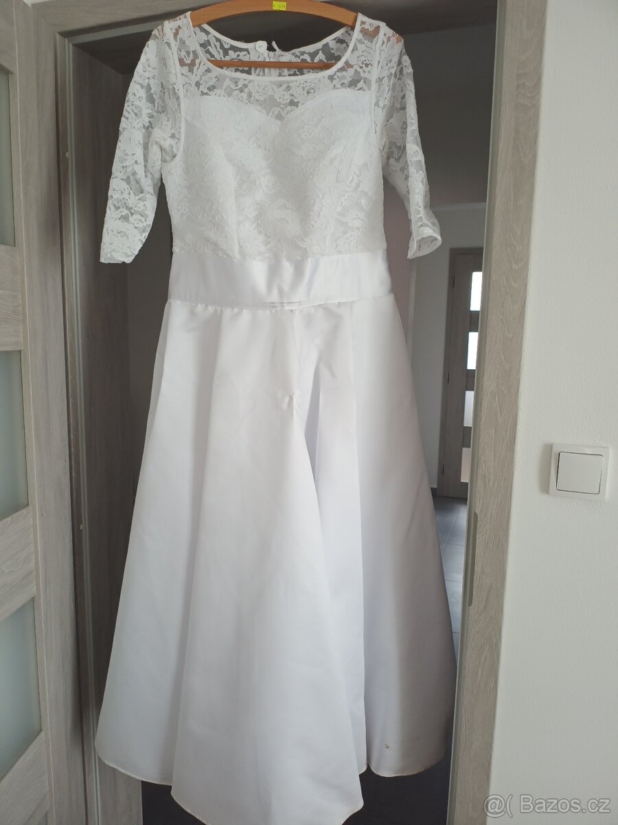 Prodám svatební šaty, vel. 40/42 - 3