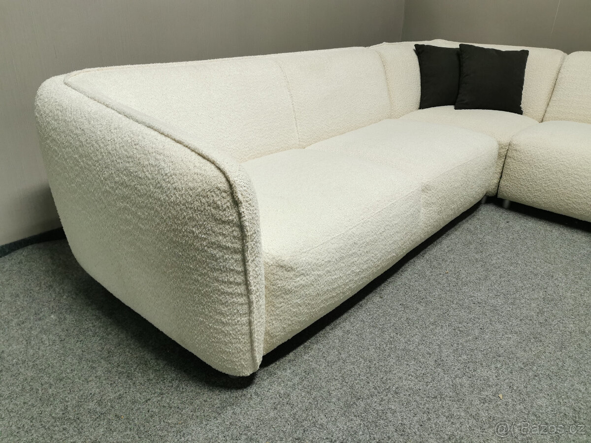 Nová krémová rohová sedačka LOURES SOHO - 3