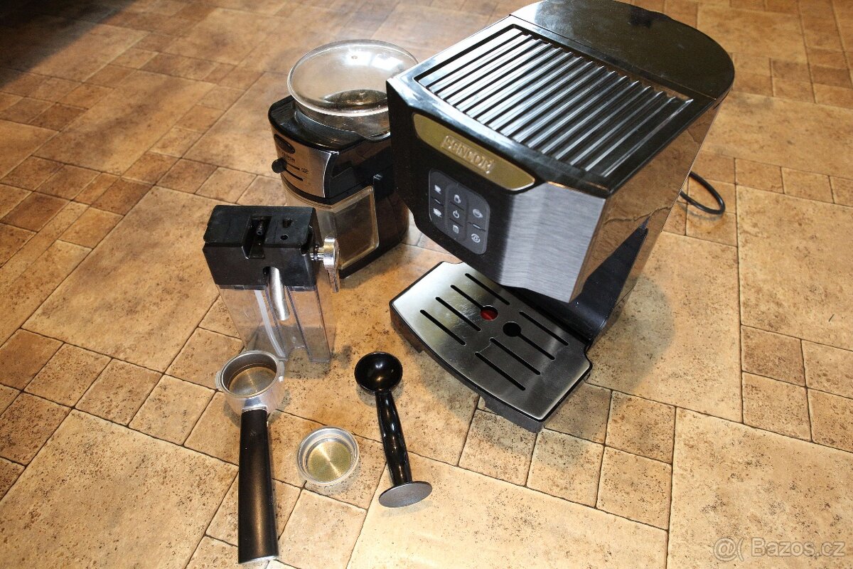 Pákový kávovar + mlýnek - 3