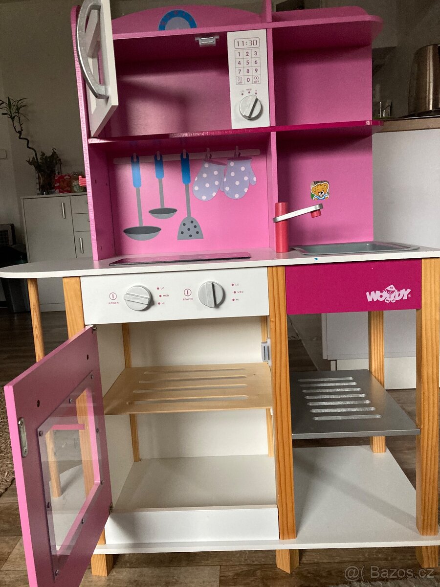 Dřevěná kuchyňka dětská - 3