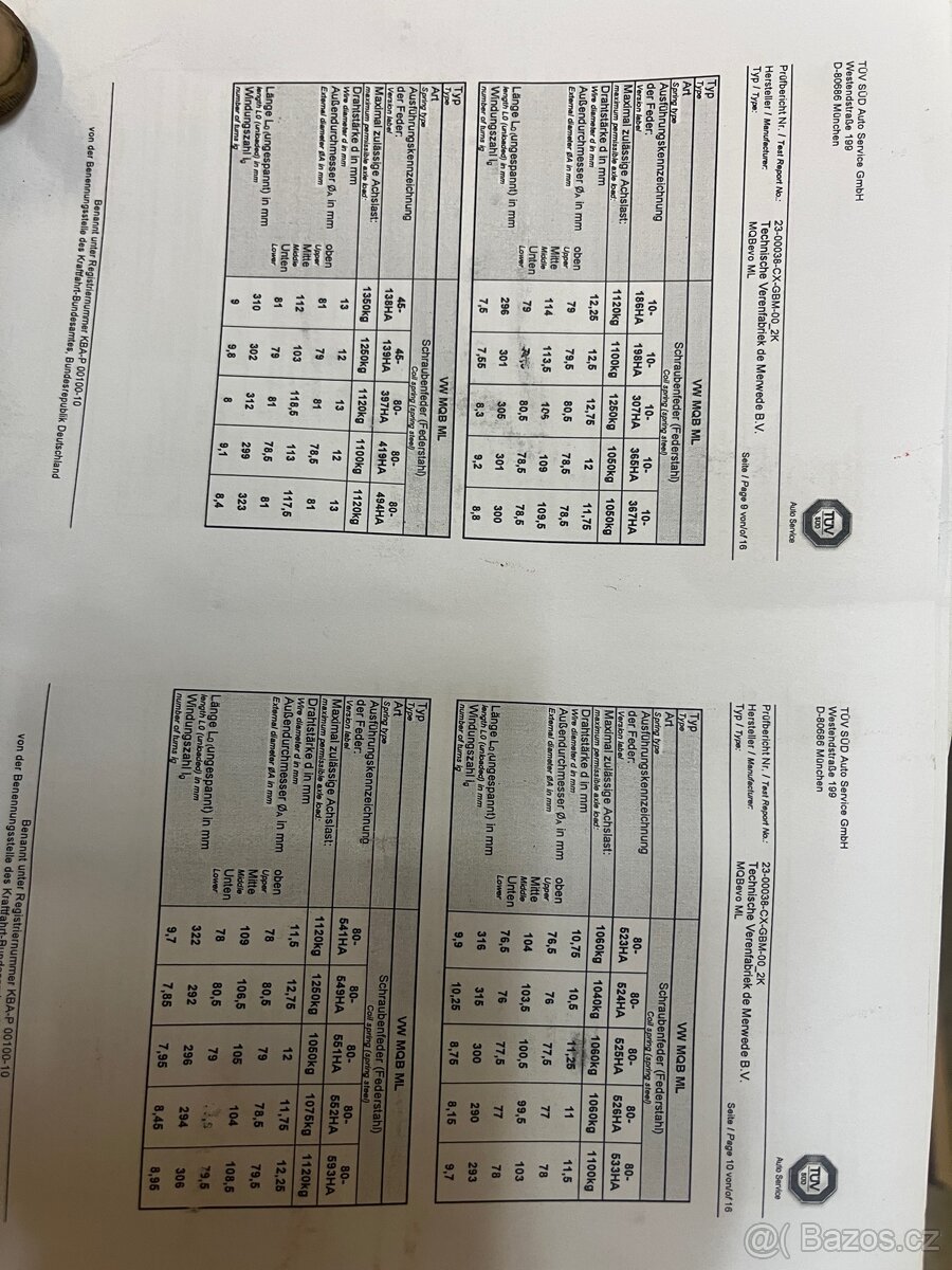 Sportovní pružiny Golf 8 - 3